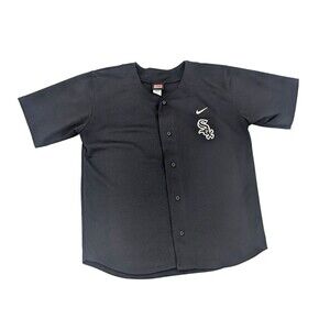 Chicago White Sox Nike Black Youth Boys Baseball Jersey Size Large 16-18